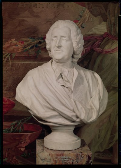 Portrait Bust of Jacques-Ange Gabriel by Jean Baptiste II Lemoyne